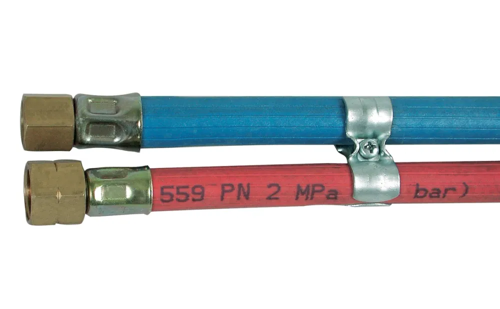 Coupled Oxygen/Acetylene Hose with Fittings