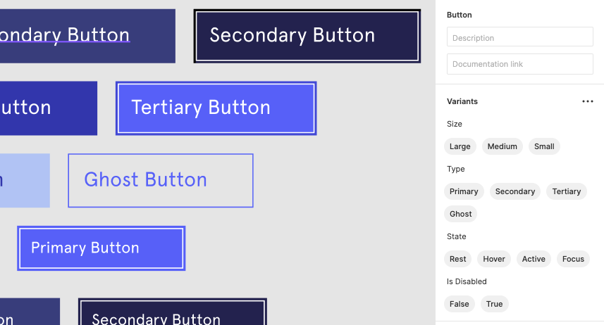 Downbeat Academy button component