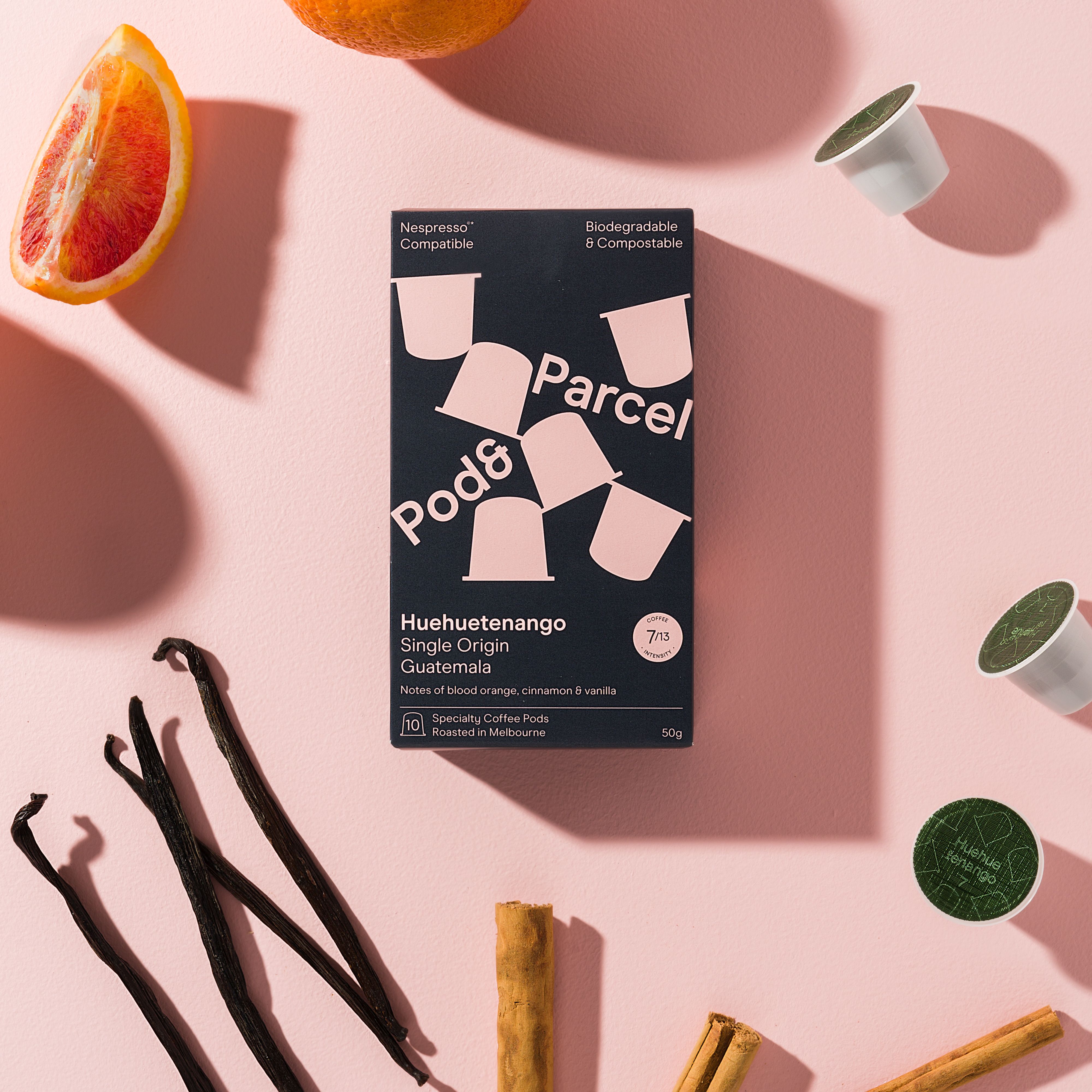 Huehuetenango single origin coffee pods