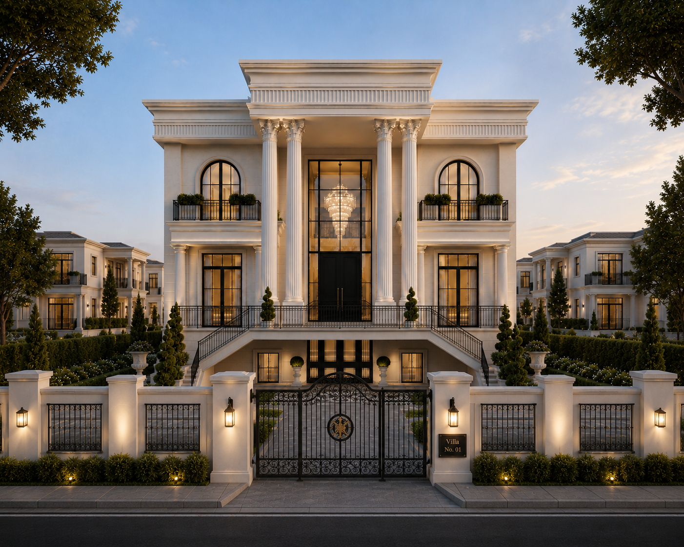 Grand columns. Majestic proportions. Luxurious living. This is more than a home—it's a statement of excellence.