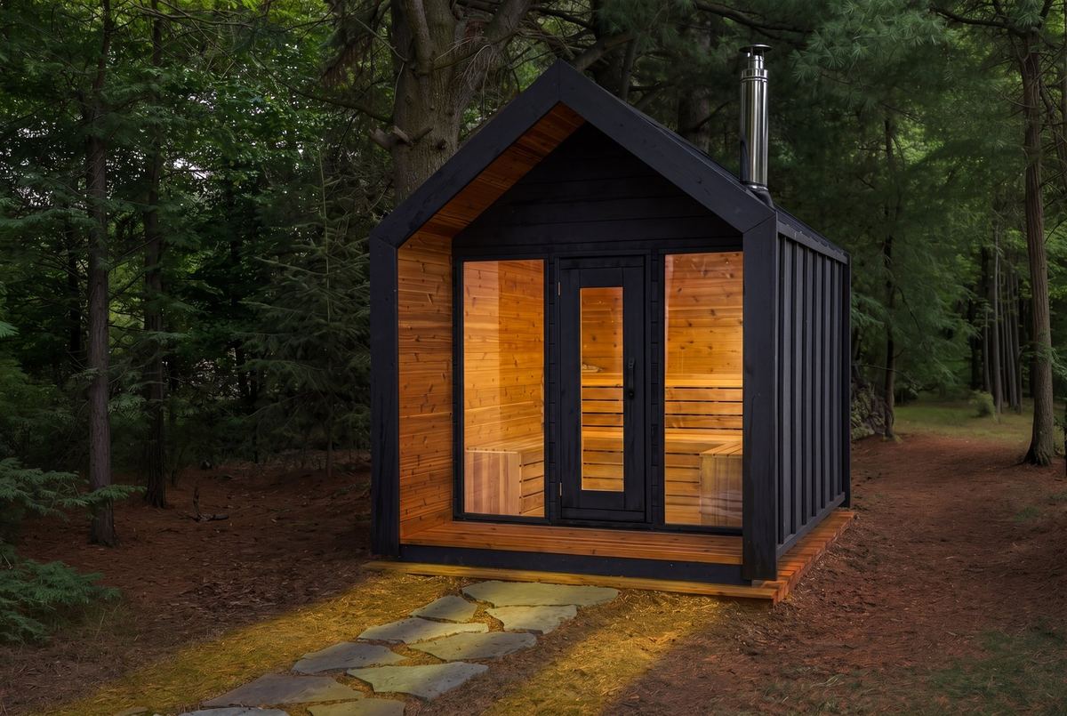 Northern Leisure cedar cabin sauna