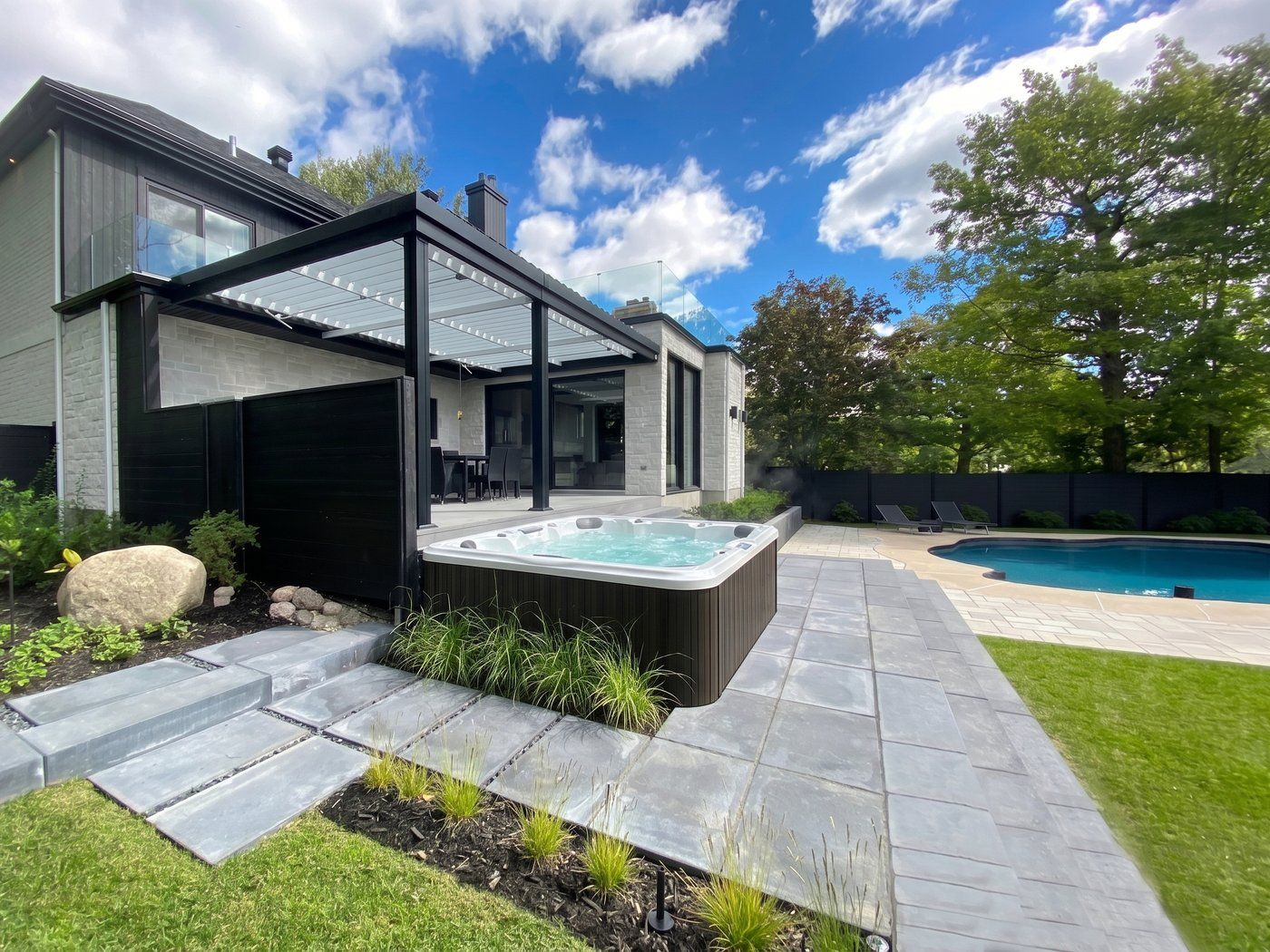 Residential backyard install