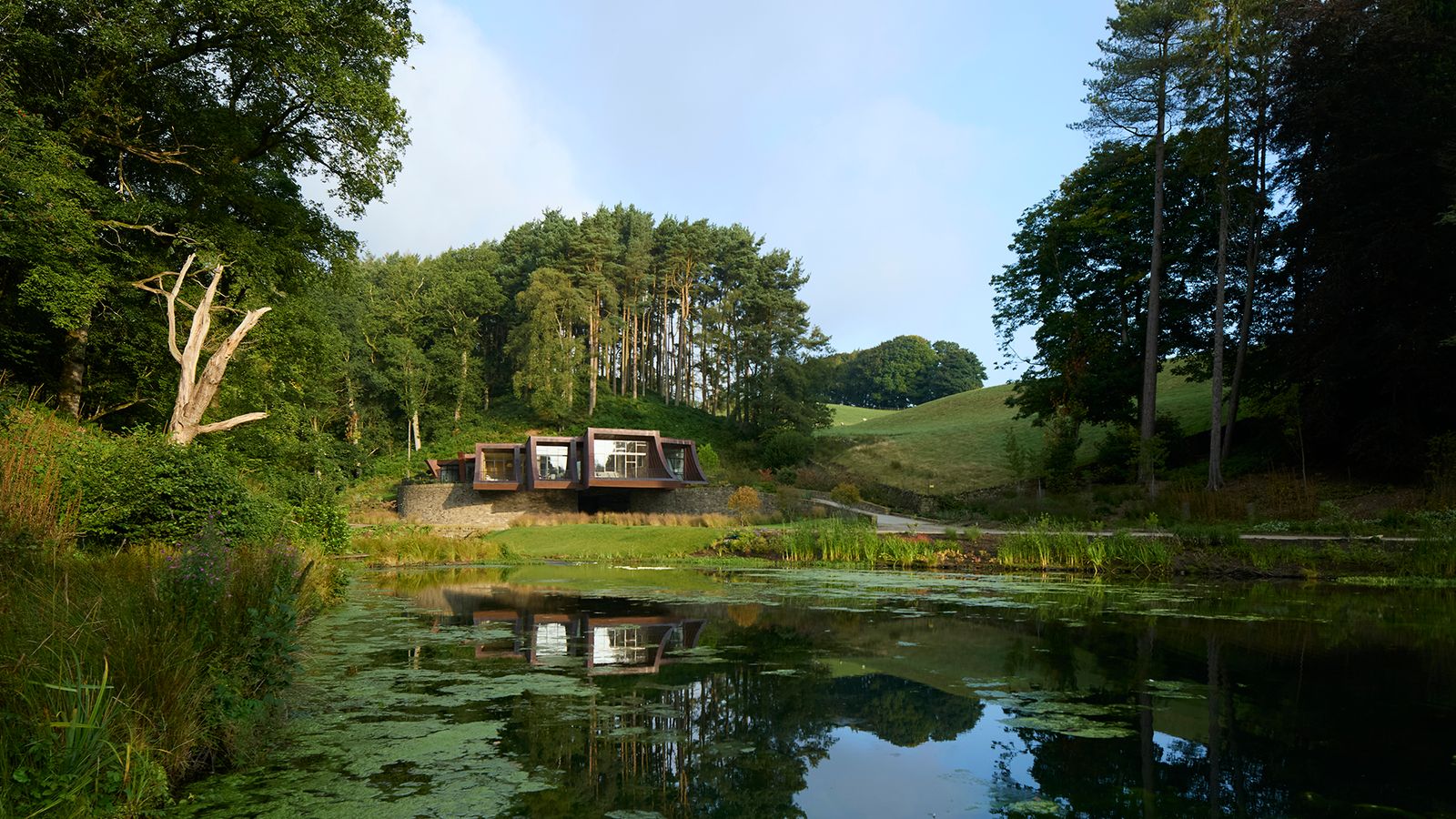 View of Exceptional contemporary new home in a protected landscape - Rural ...