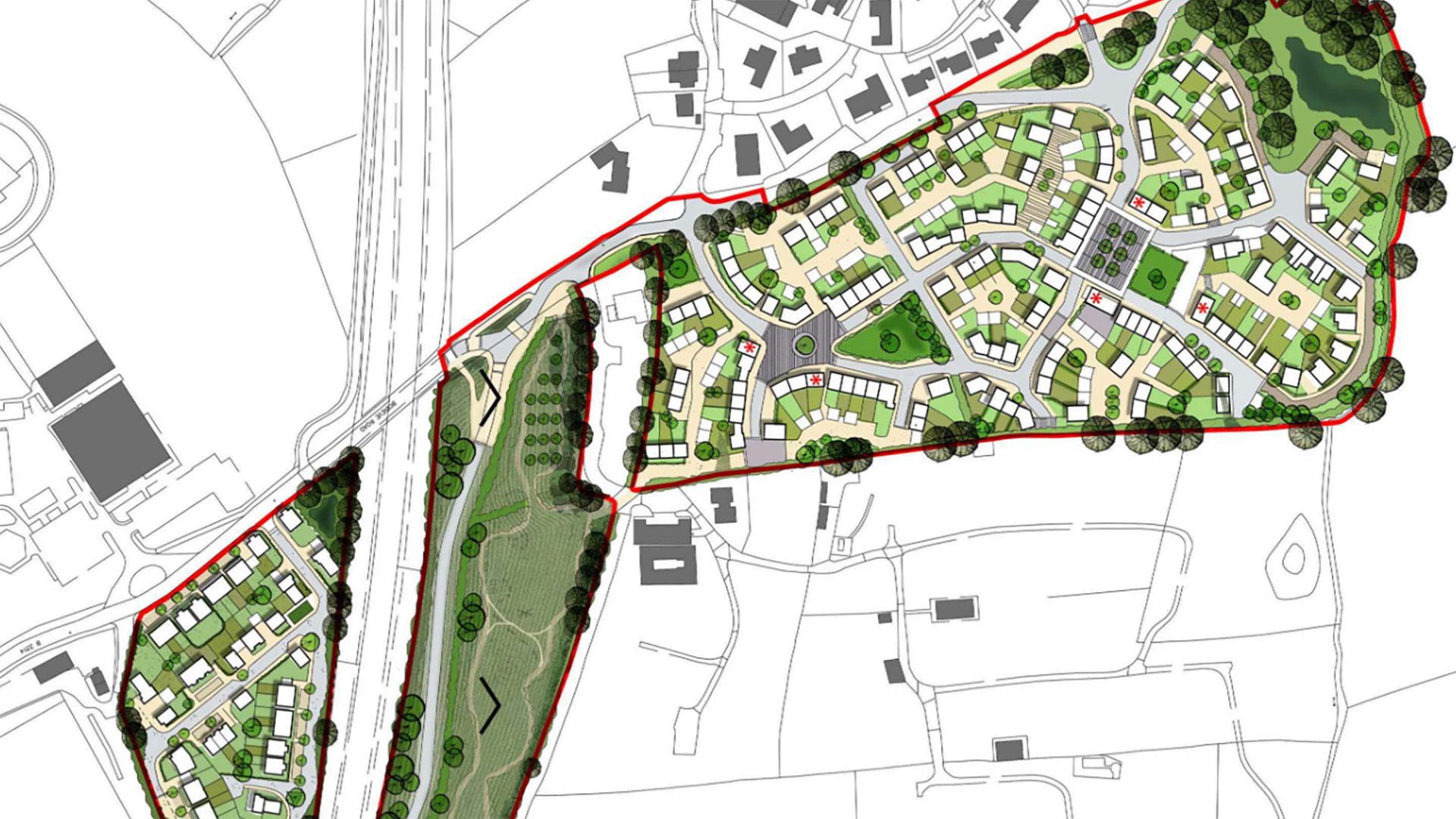 masterplan of the Bodieve housing development