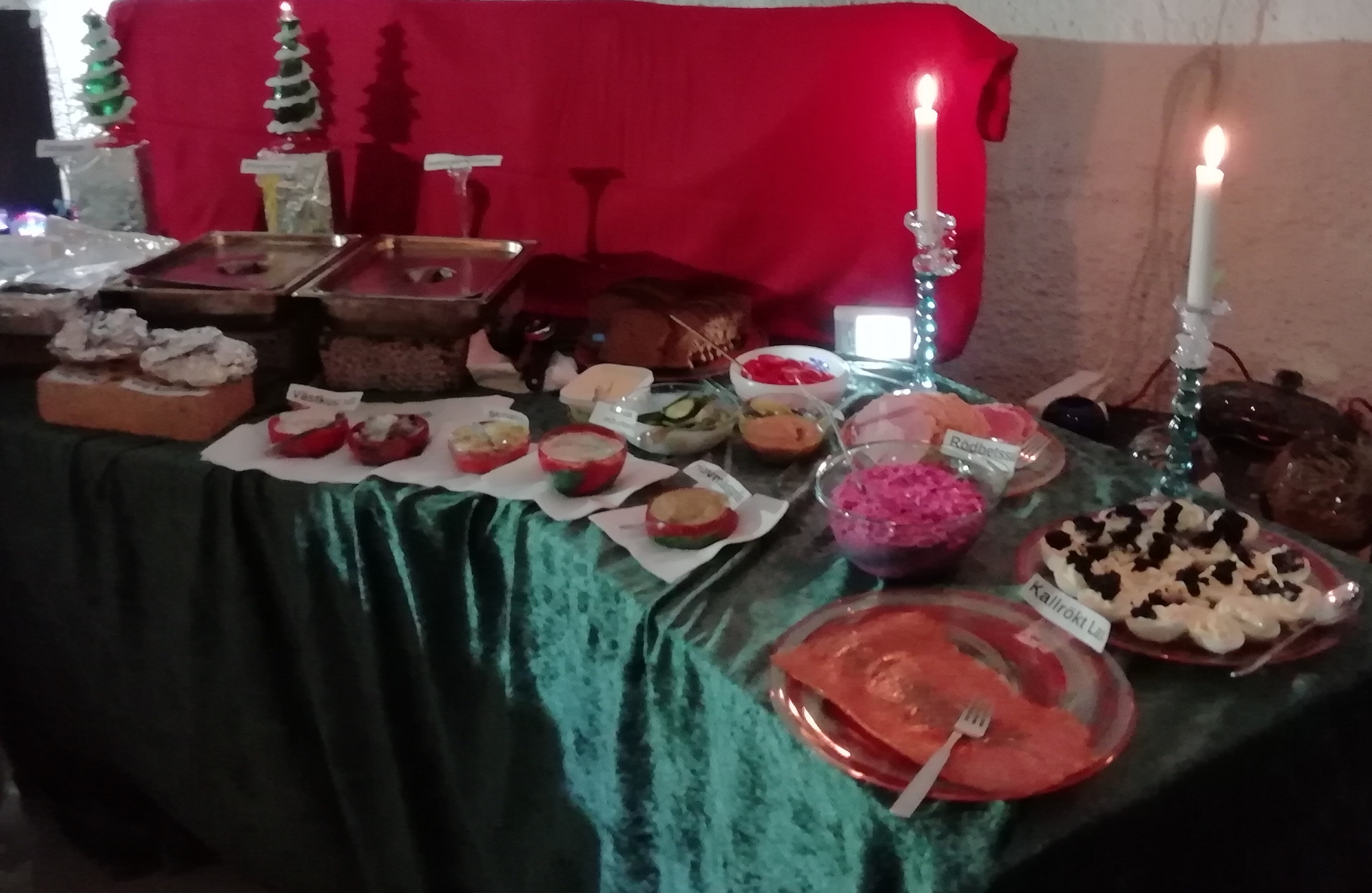 Jultallrik i hyttan
