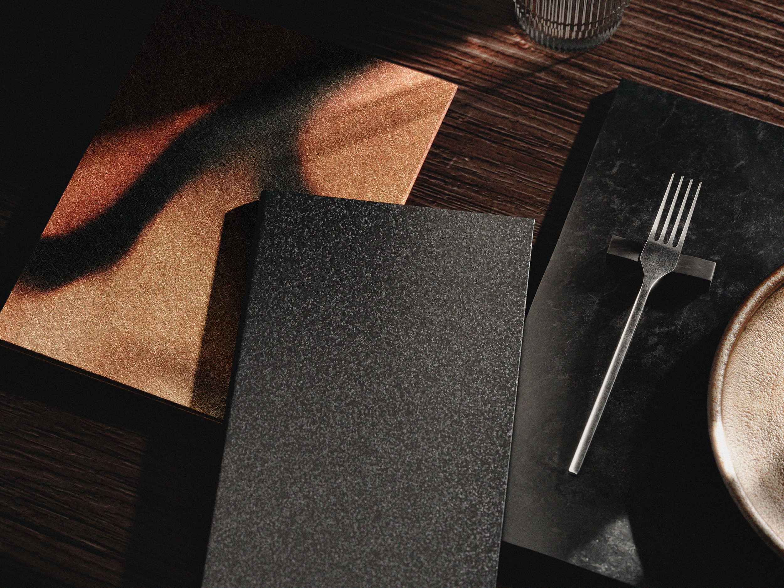 Grill restaurant brand identity and menu designs