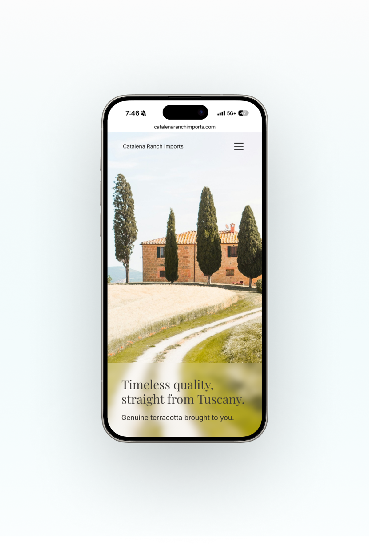 Catalena Ranch Imports — UI/UX work