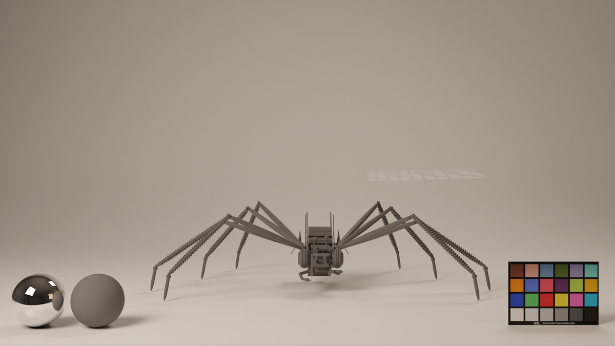 Steampunk Spider — 3D design work
