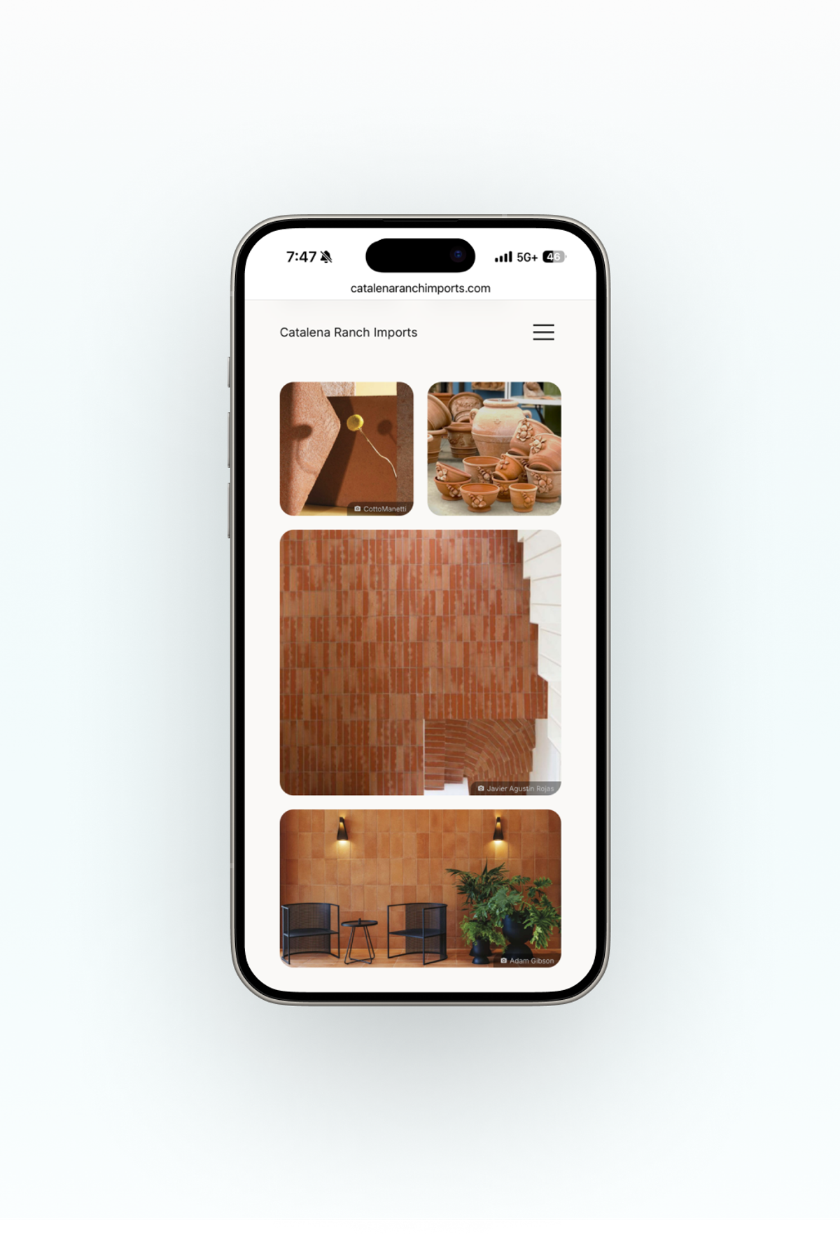 Catalena Ranch Imports — UI/UX work