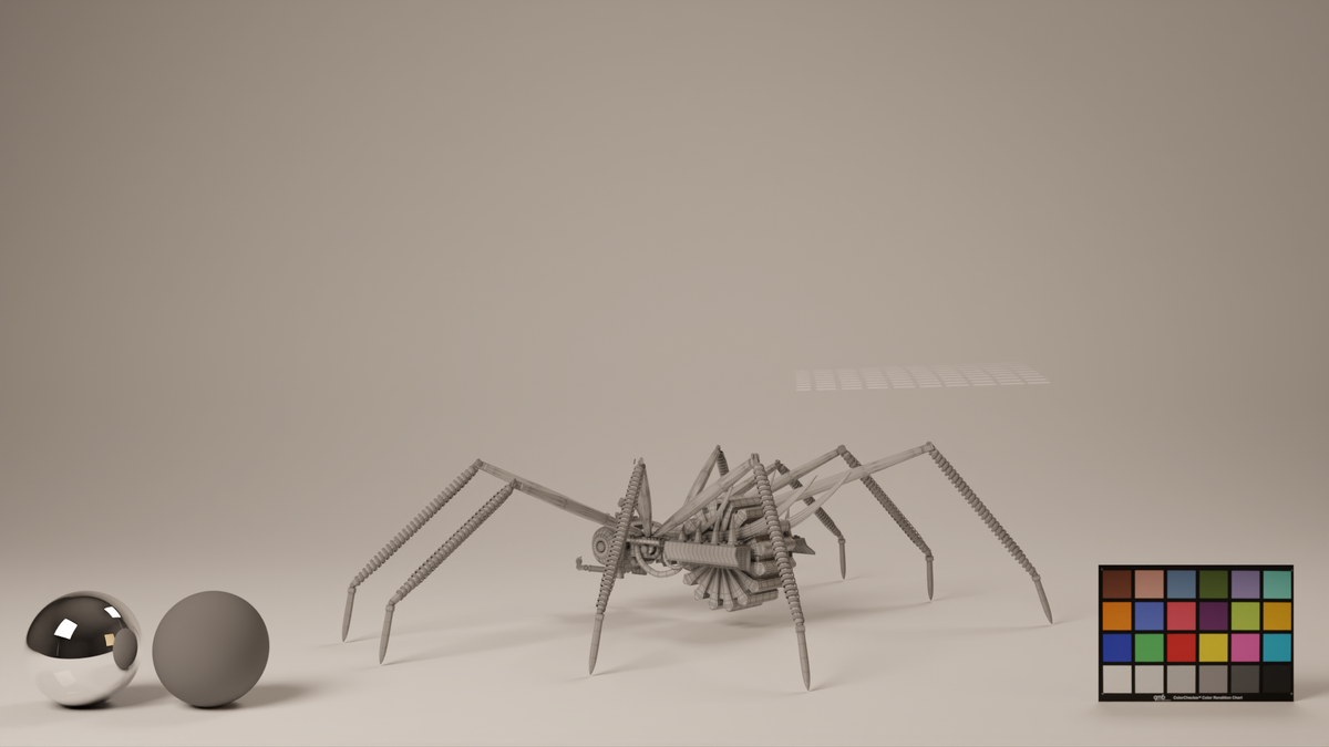 Steampunk Spider — 3D design work