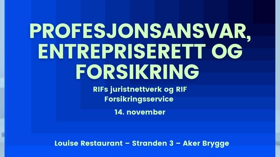 Illustrasjon av Høstseminar: Profesjonsansvar, entrepriserett og forsikring – 14. november