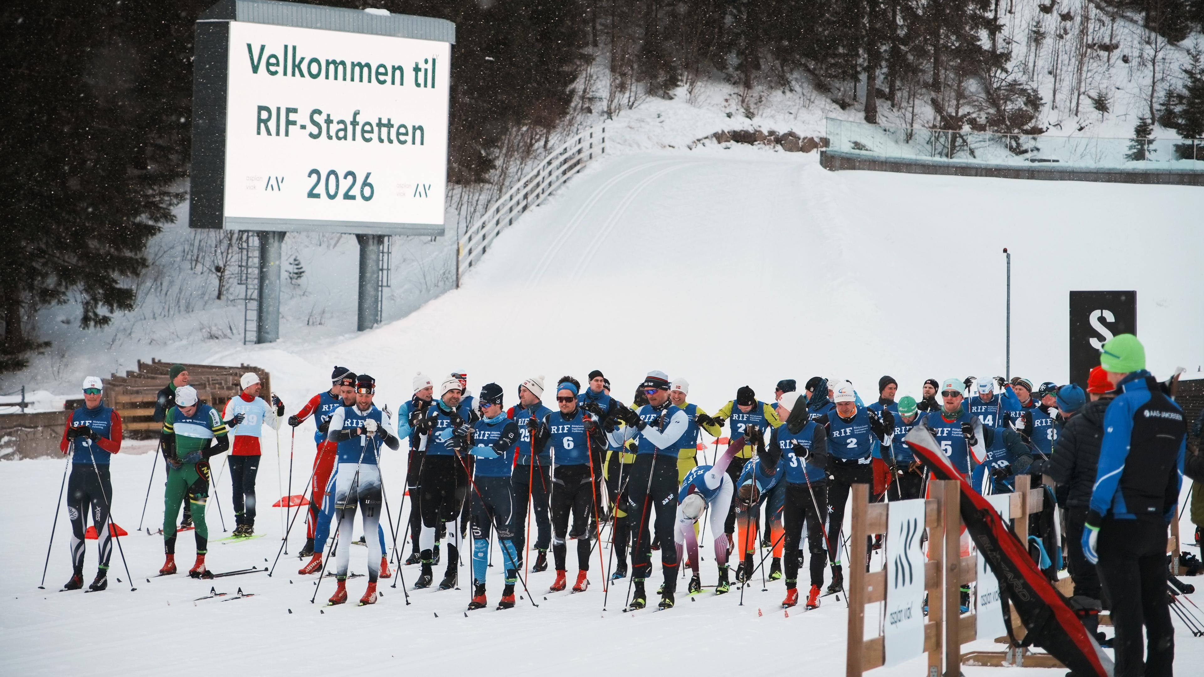 Illustrasjon av Sweco vant RIF‑stafetten 2026!