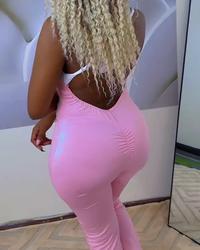 Backless jumpsuit view 2