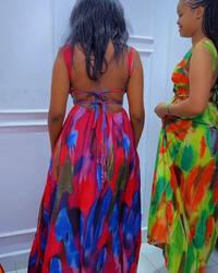 Backless summer dress view 2