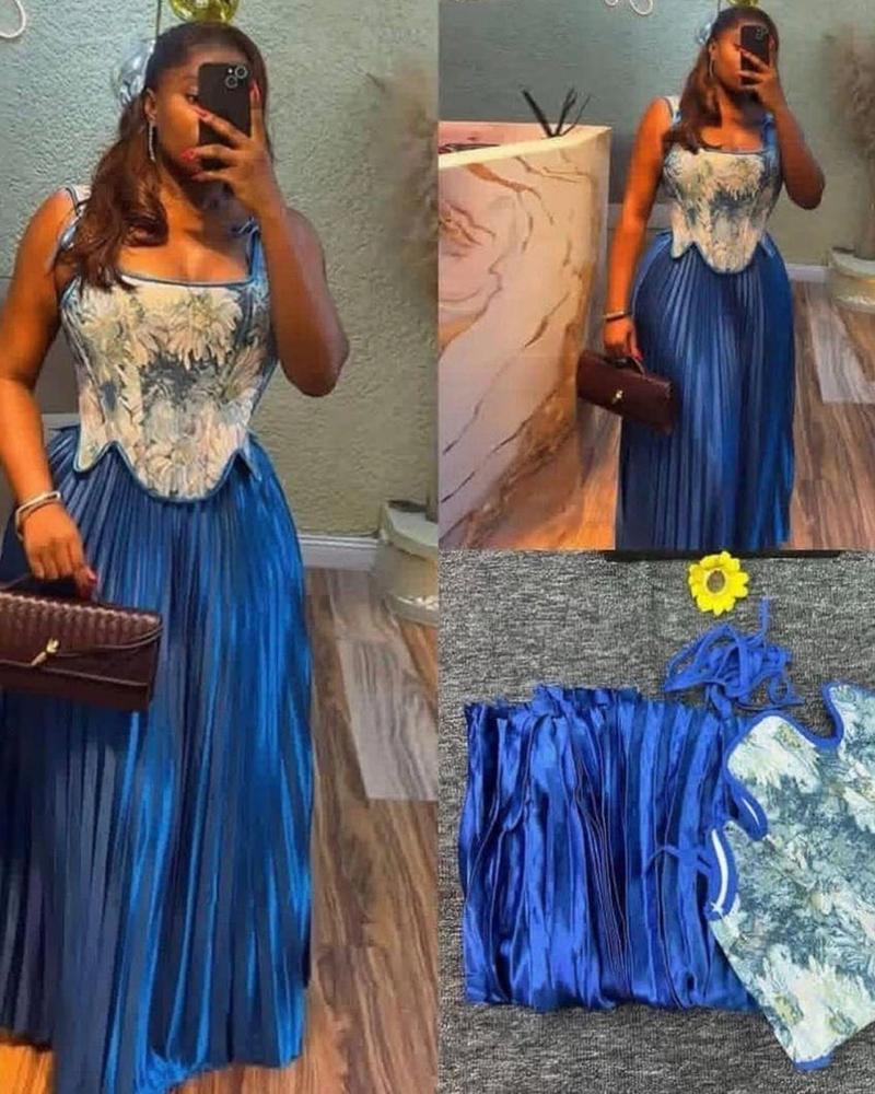 Two pieces corset skirt 