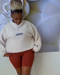 California crop sweater view 1