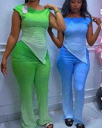 Shinny Two piece set view 2