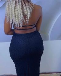 Dinner backless dress view 5