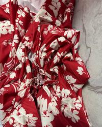 Summer dress in red only view 2