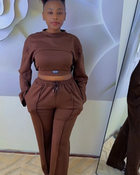 Three piece set crop top view 4