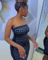 Silver stones dress view 1