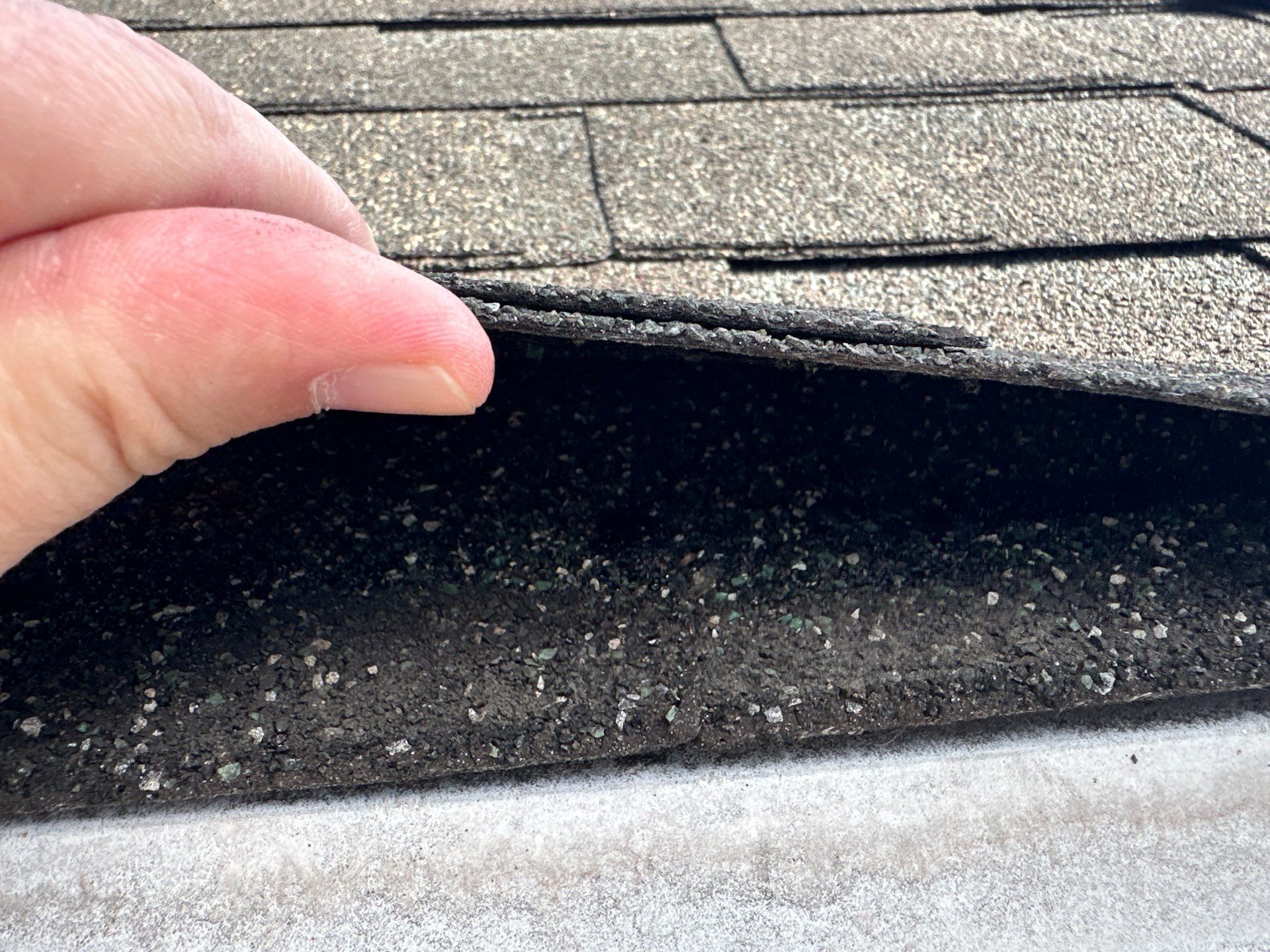 Shingle mat and loose granules