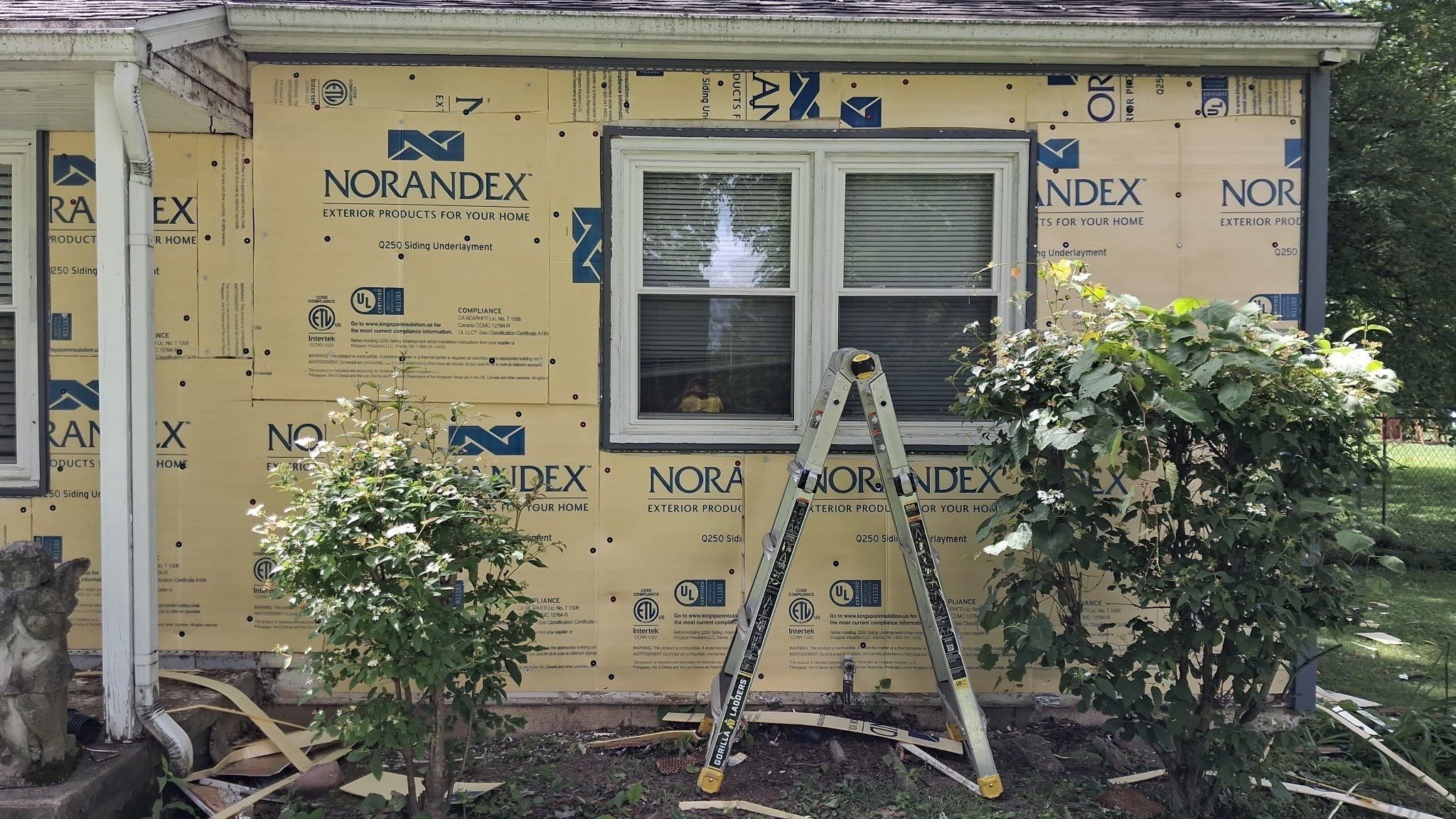 Norandex Q250 siding underlayment board