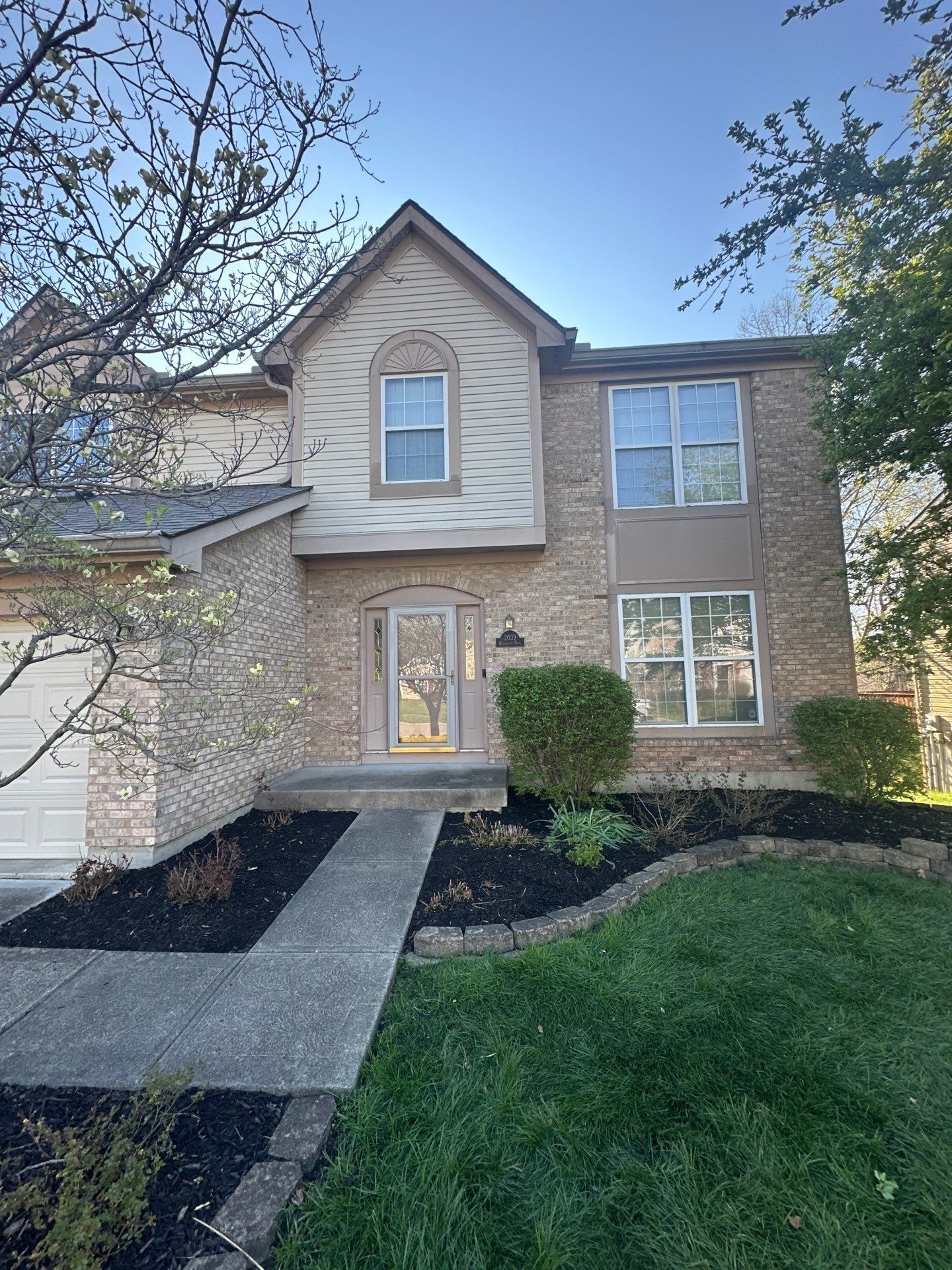 Front of the home from the driveway