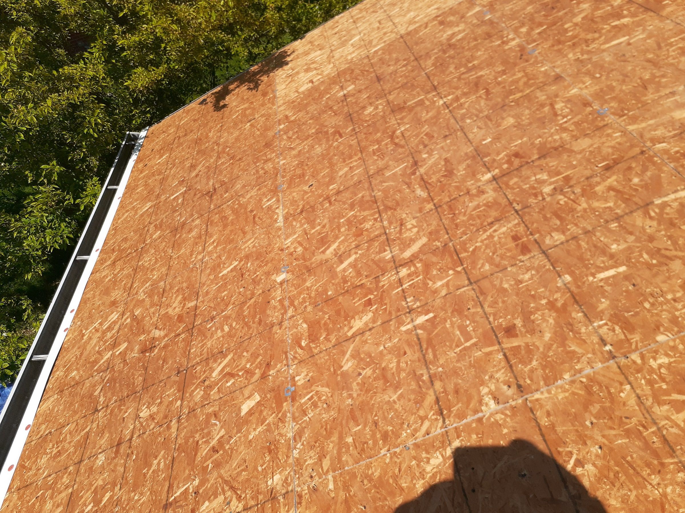 Re-decked slope and drip edge