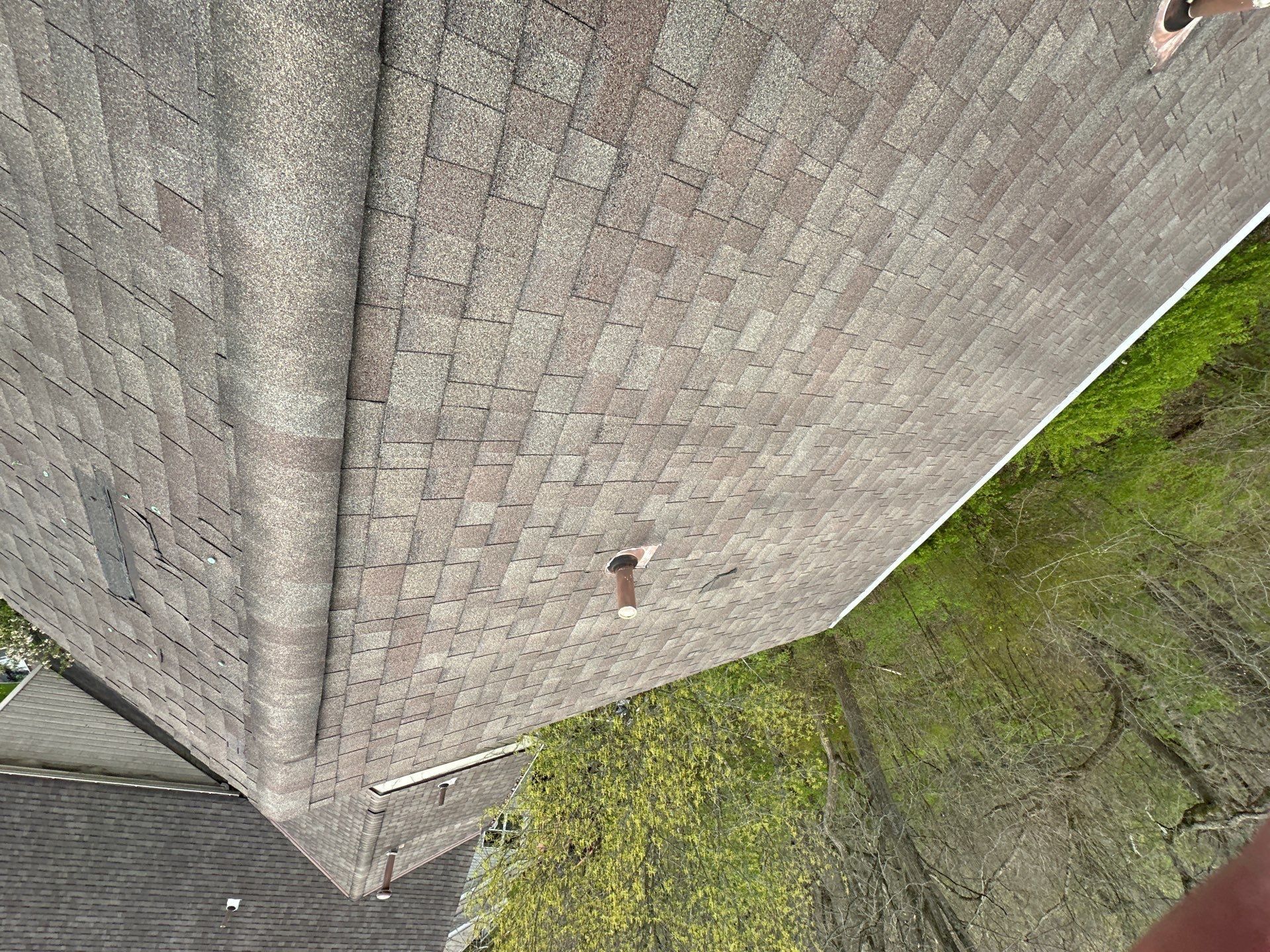 Long plane, pipe vent and shingle edge