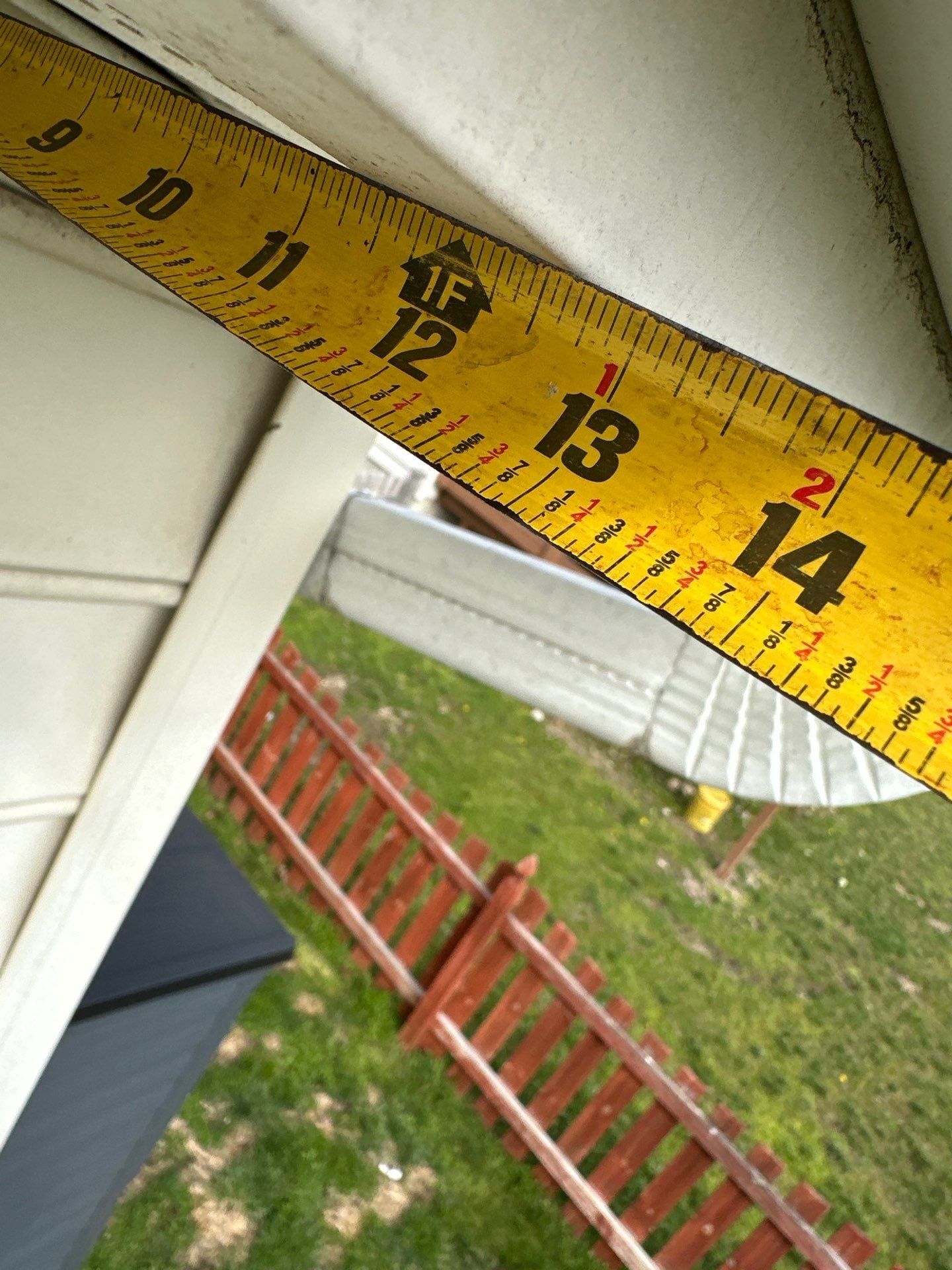 Tape at the fascia corner