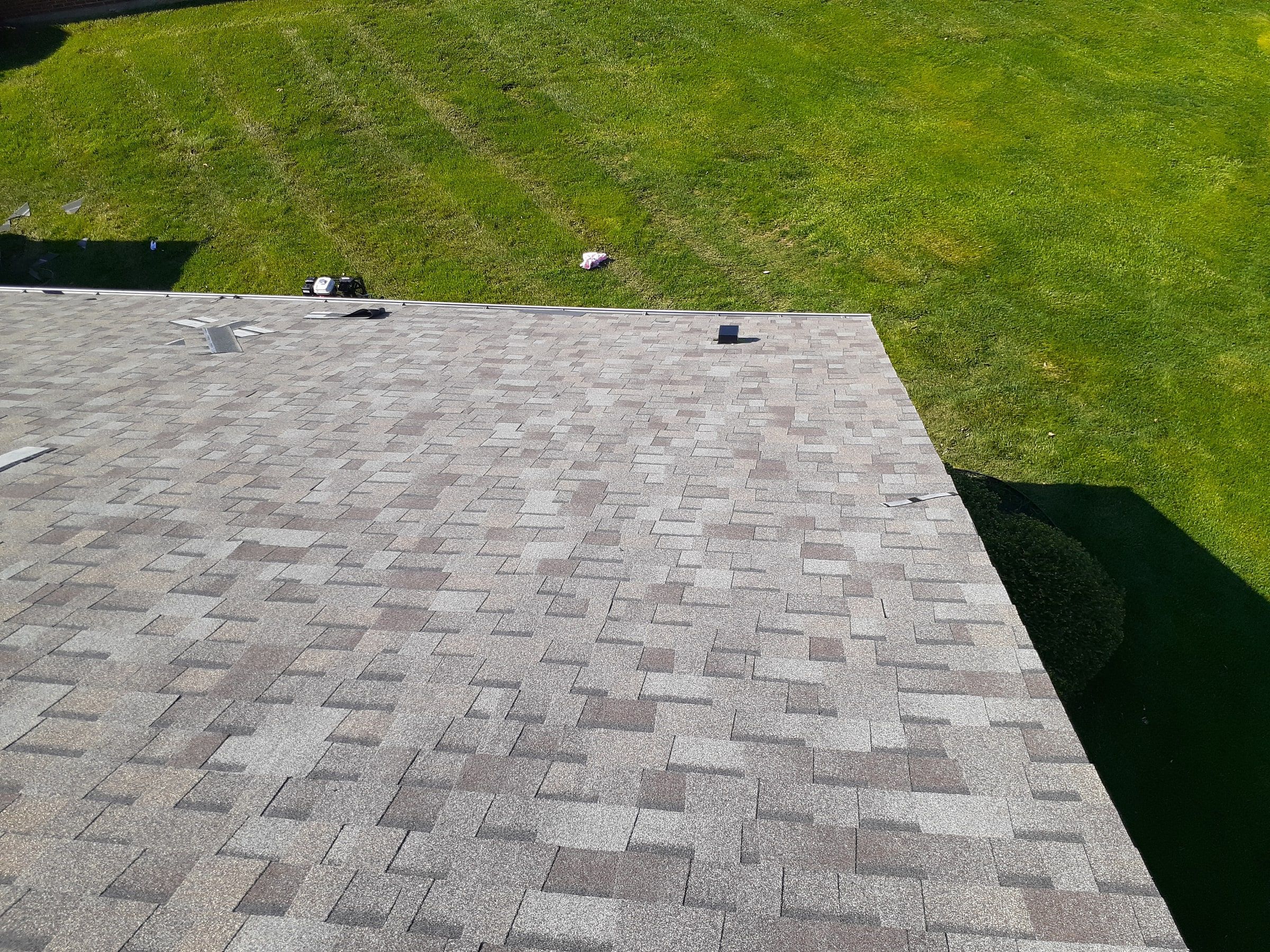 Completed plane of Duration shingles