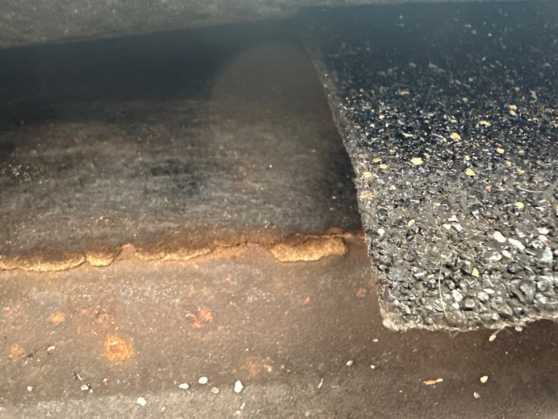 The shingle edge showing the layers underneath, Kettering, Ohio.