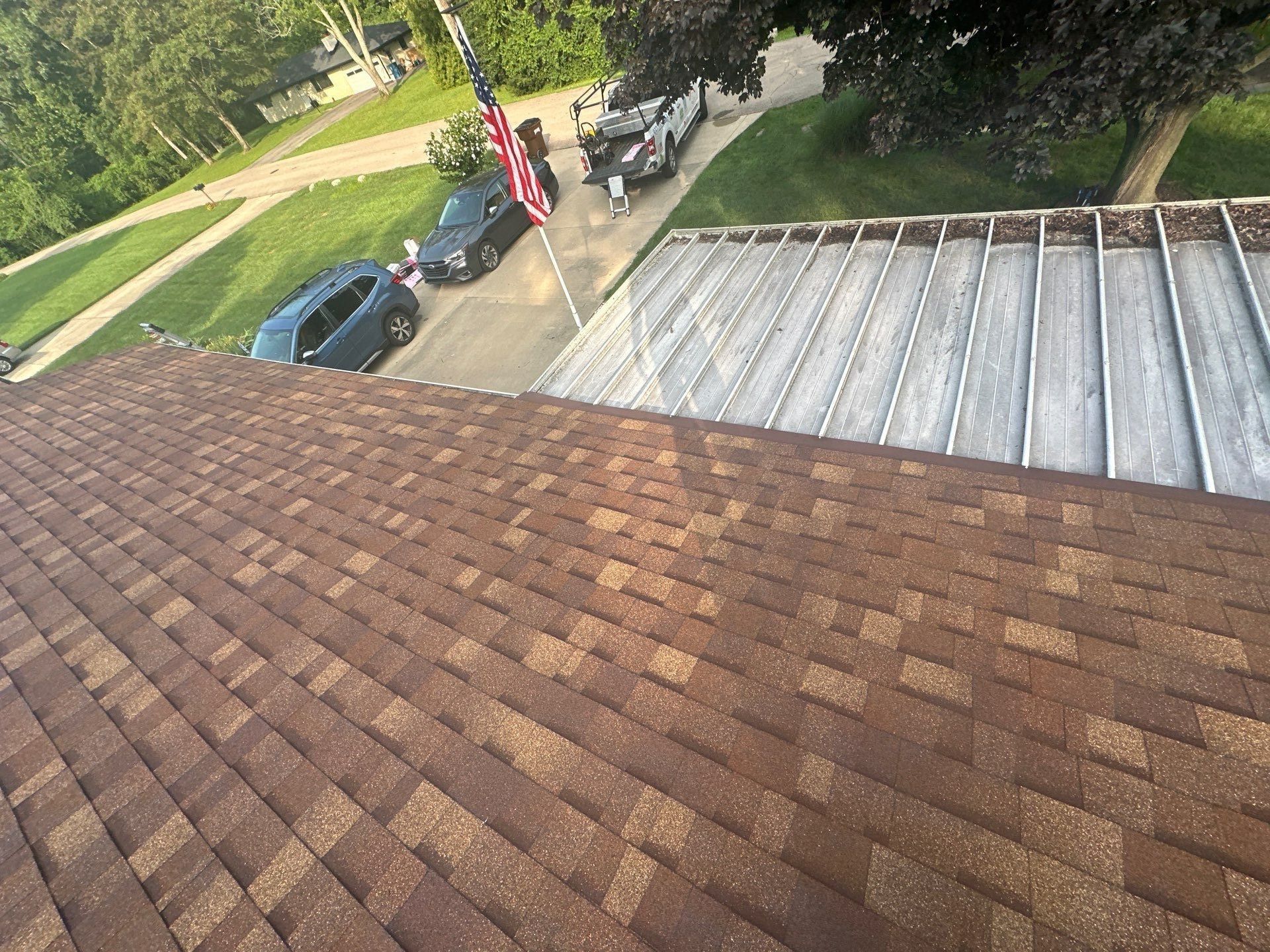Plane, gutter and carport roof