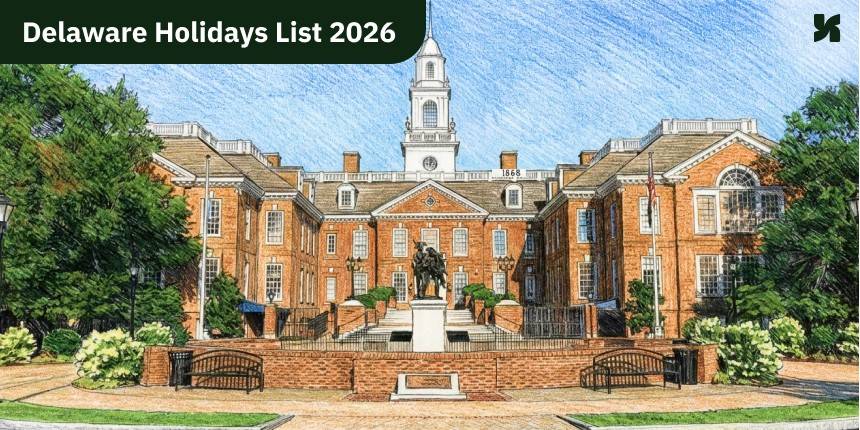 List of Holidays in Delaware 2026