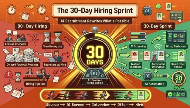 The 30-Day Hiring Sprint: How AI Recruitment Agencies Are Rewriting What's Possible