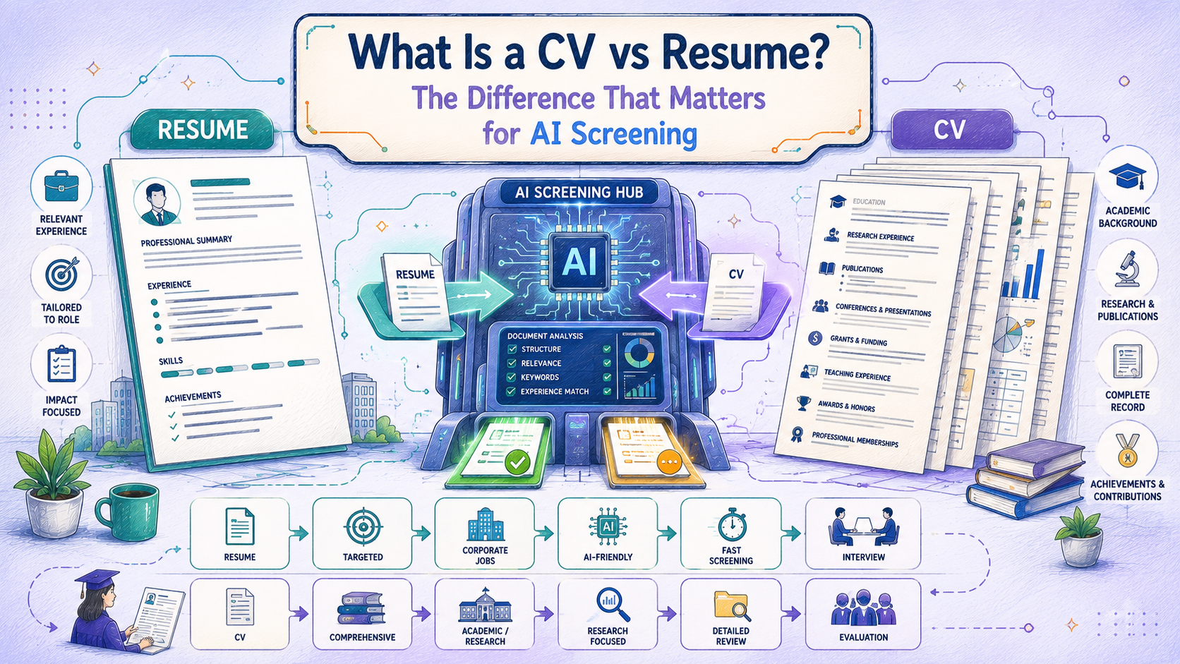What Is a CV vs Resume? The Difference That Matters for AI Screening