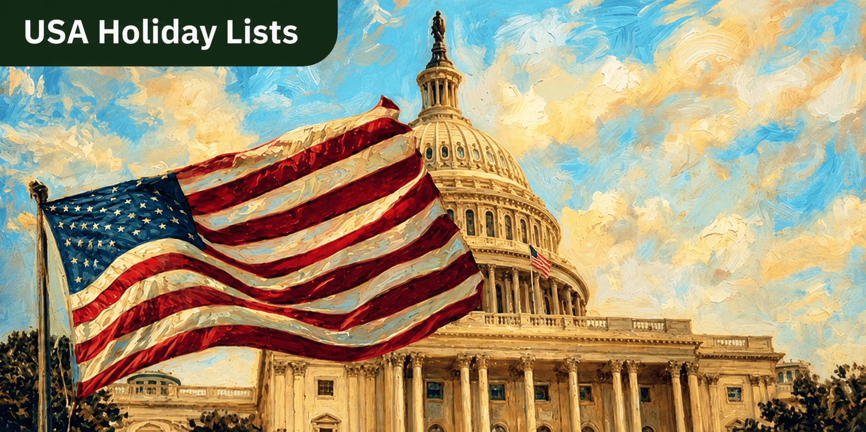 USA Holiday Lists