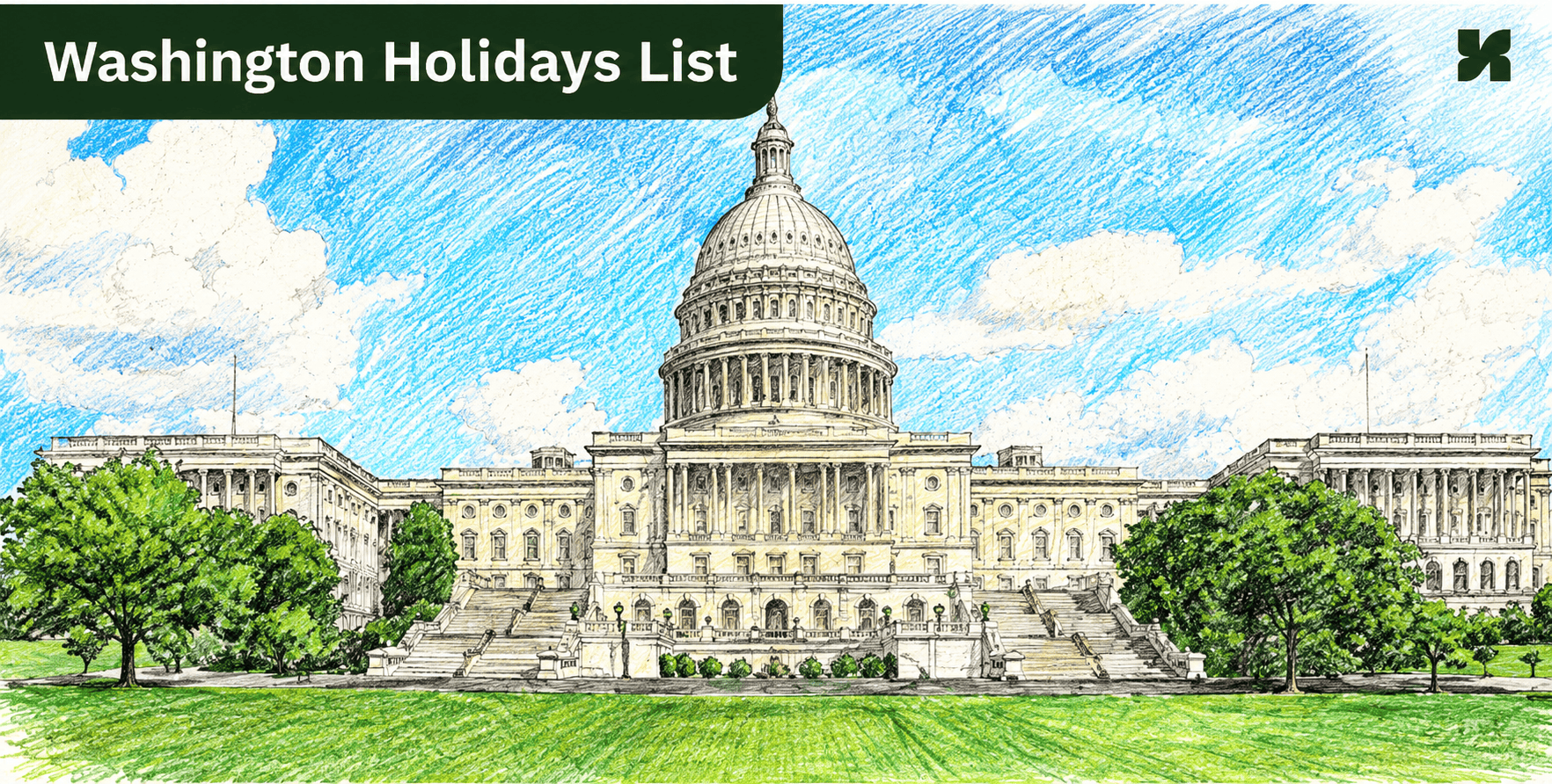 Holiday List in Washington 2027