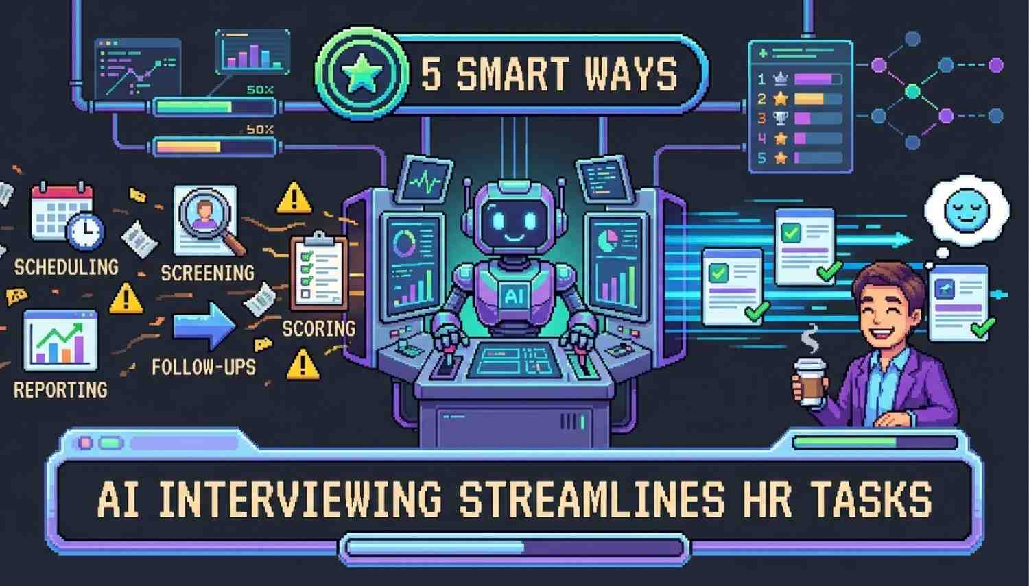 5 Smart Ways AI Interviewing Software Streamlines HR Tasks