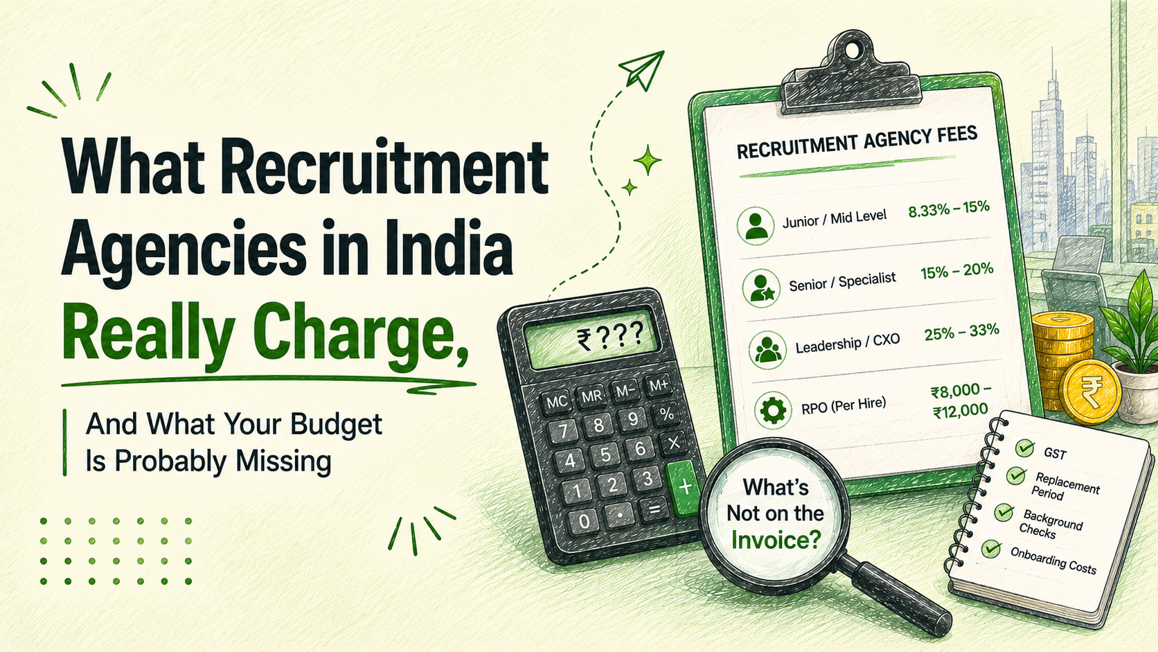 What Recruitment Agencies in India Really Charge, And What Your Budget Is Probably Missing