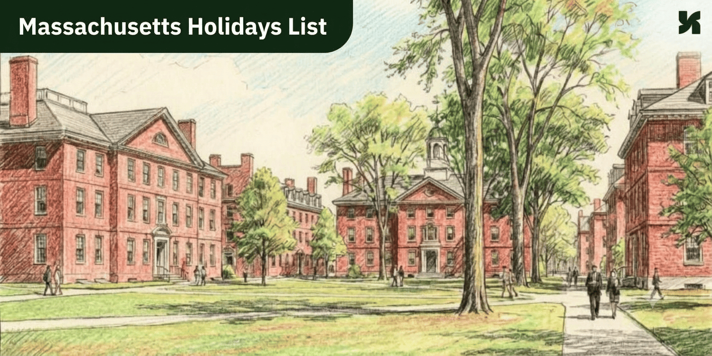 Holiday List in Massachusetts 2027