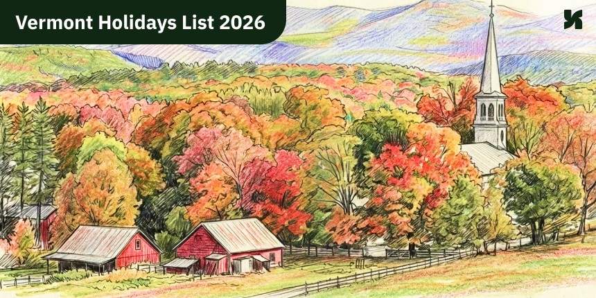 Holiday List in Vermont 2026