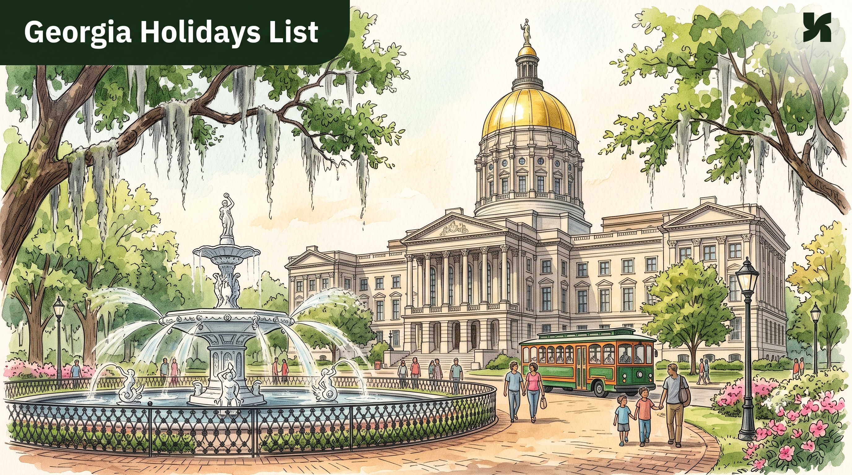 Holiday List in Georgia 2027