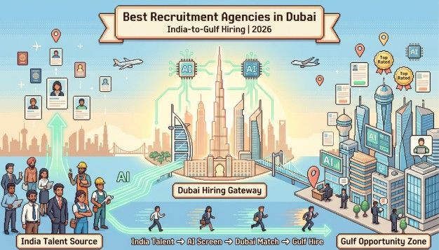 Best Recruitment Agencies in Dubai for India-to-Gulf Hiring: The 2026 Strategy Guide