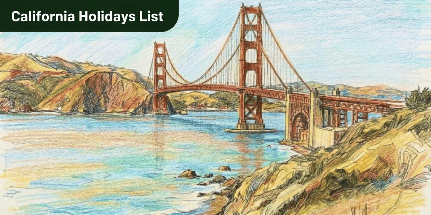List of Holidays in California 2027