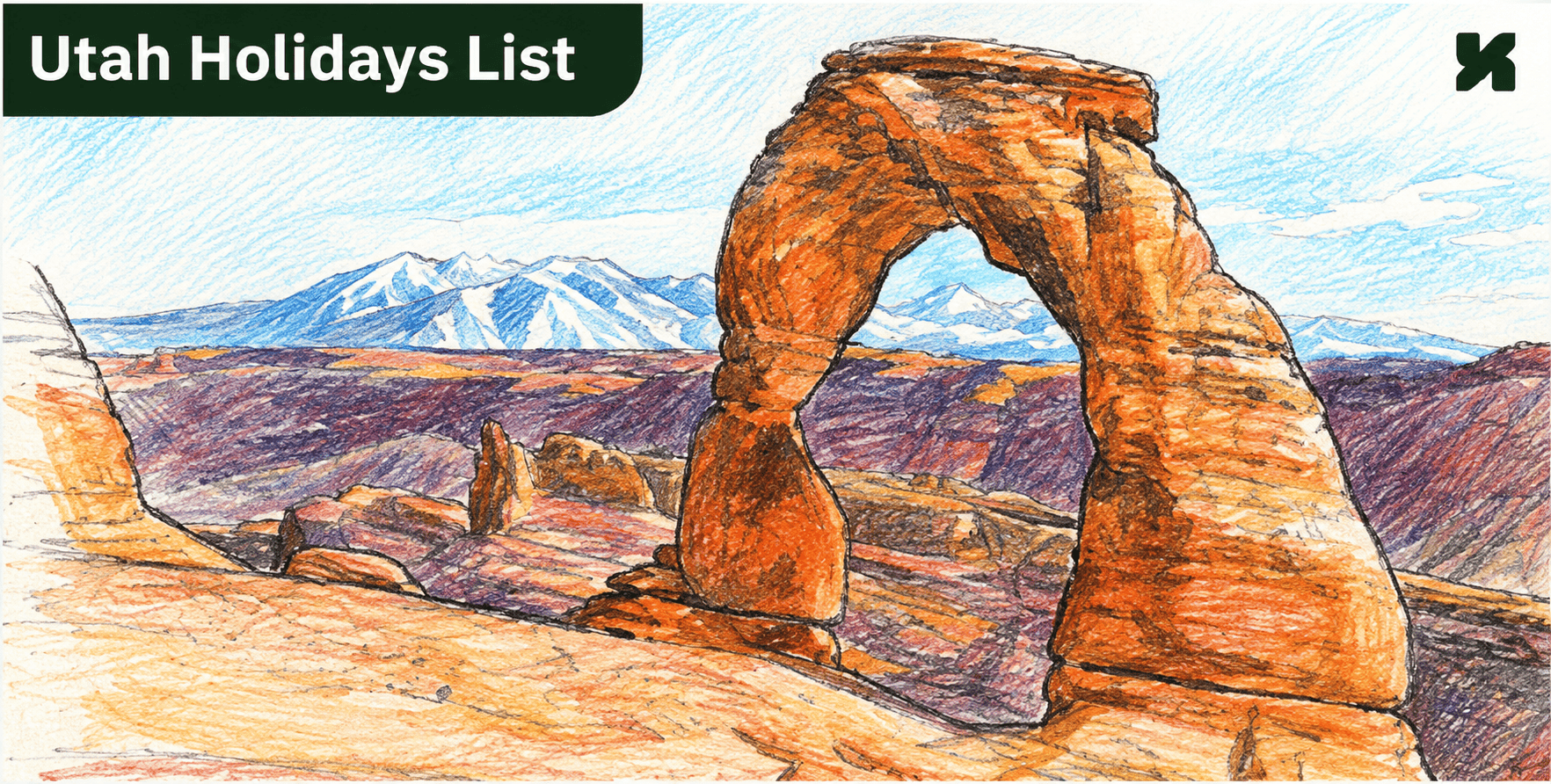 Holiday List in Utah 2027