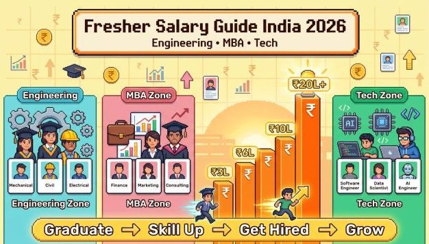 Fresher Salary Guide India 2026: Engineering, MBA & Tech Roles
