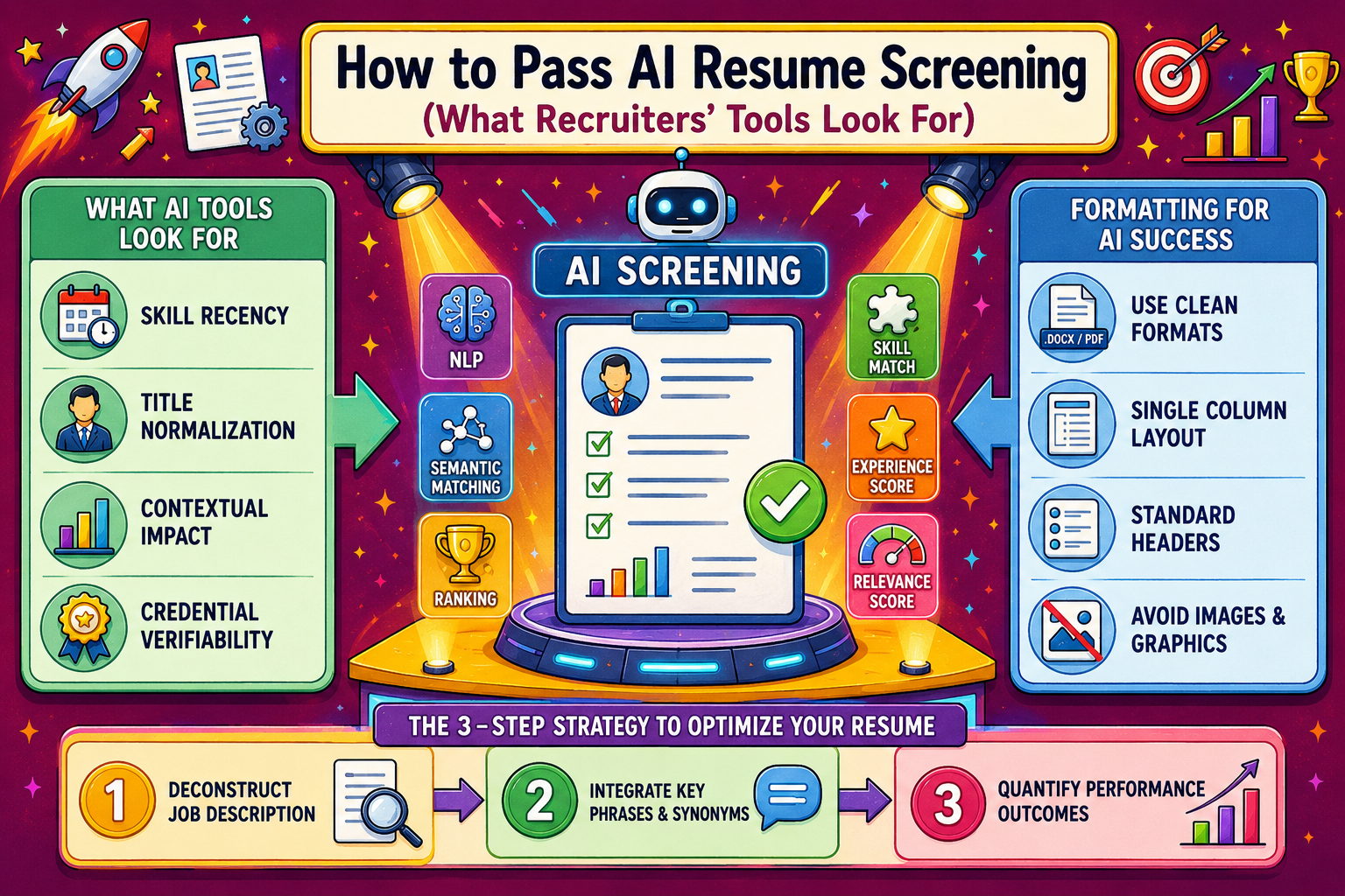 How to Pass AI Resume Screening (What Recruiters' Tools Look For)