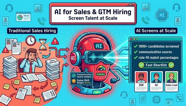 How AI Recruitment Agencies Screen Sales & GTM Talent at Scale